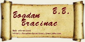 Bogdan Bračinac vizit kartica